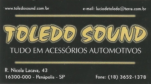 Toledo Sound - Som e Acessórios - Penápolis