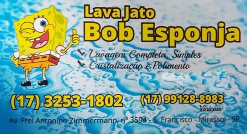 Bob Esponja Lava Jato - Mirassol