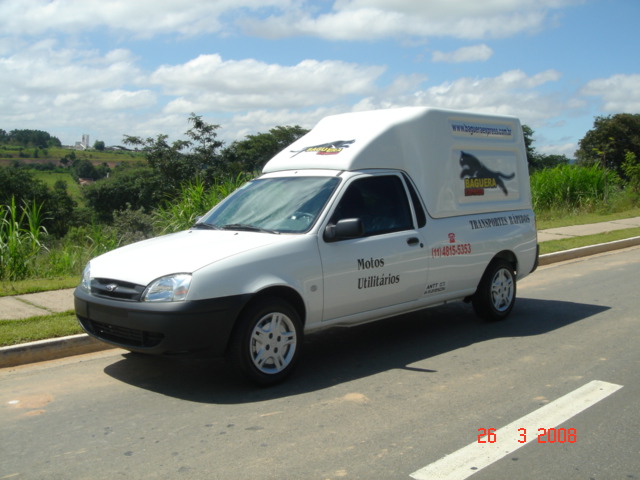 Courier furgao folha dupla adesivada 